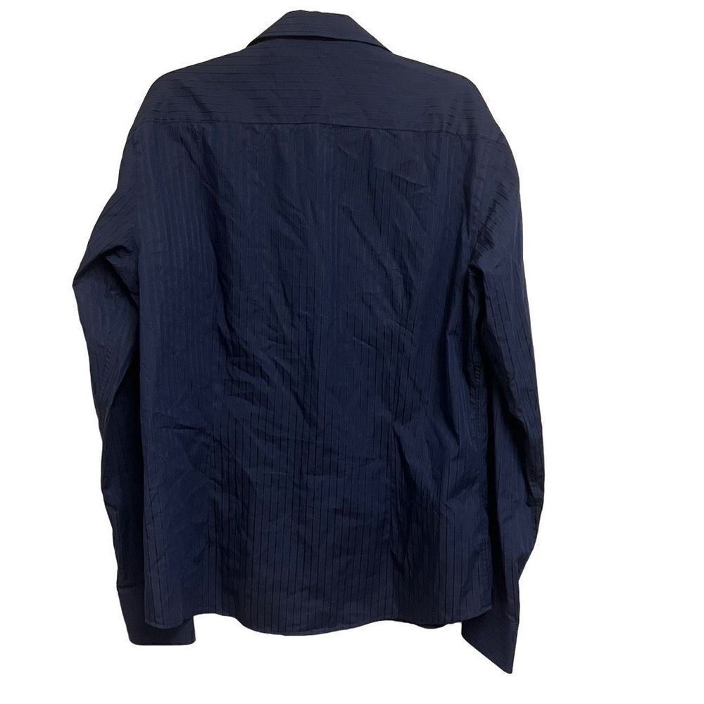 Valentino Royal Blue Men’s Long Sleeve Button Down Dress Shirt Size 17.5/44